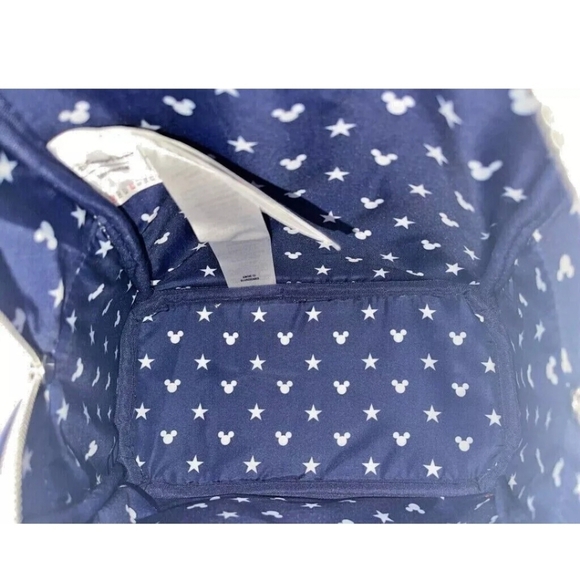 ✨️💙 Disney PARKS unisex Loungefly Mickey + Minnie Mouse Americana Backpack ✨️❤️ - Picture 8 of 13